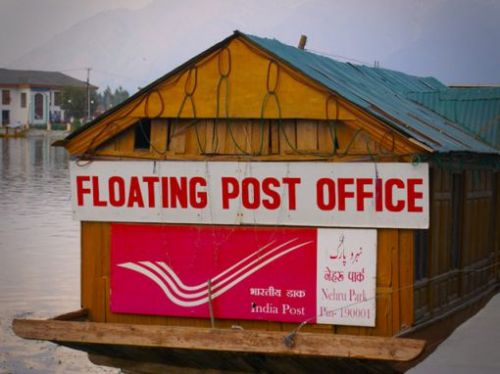 India’s First & Only Floating Post Office on Dal Lake, Srinagar